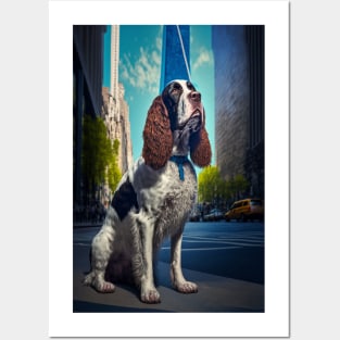 English Springer Spaniel Hittin' The Town Posters and Art